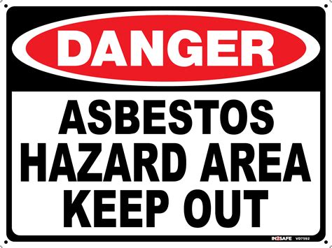 Asbestos Warning Sign Printable